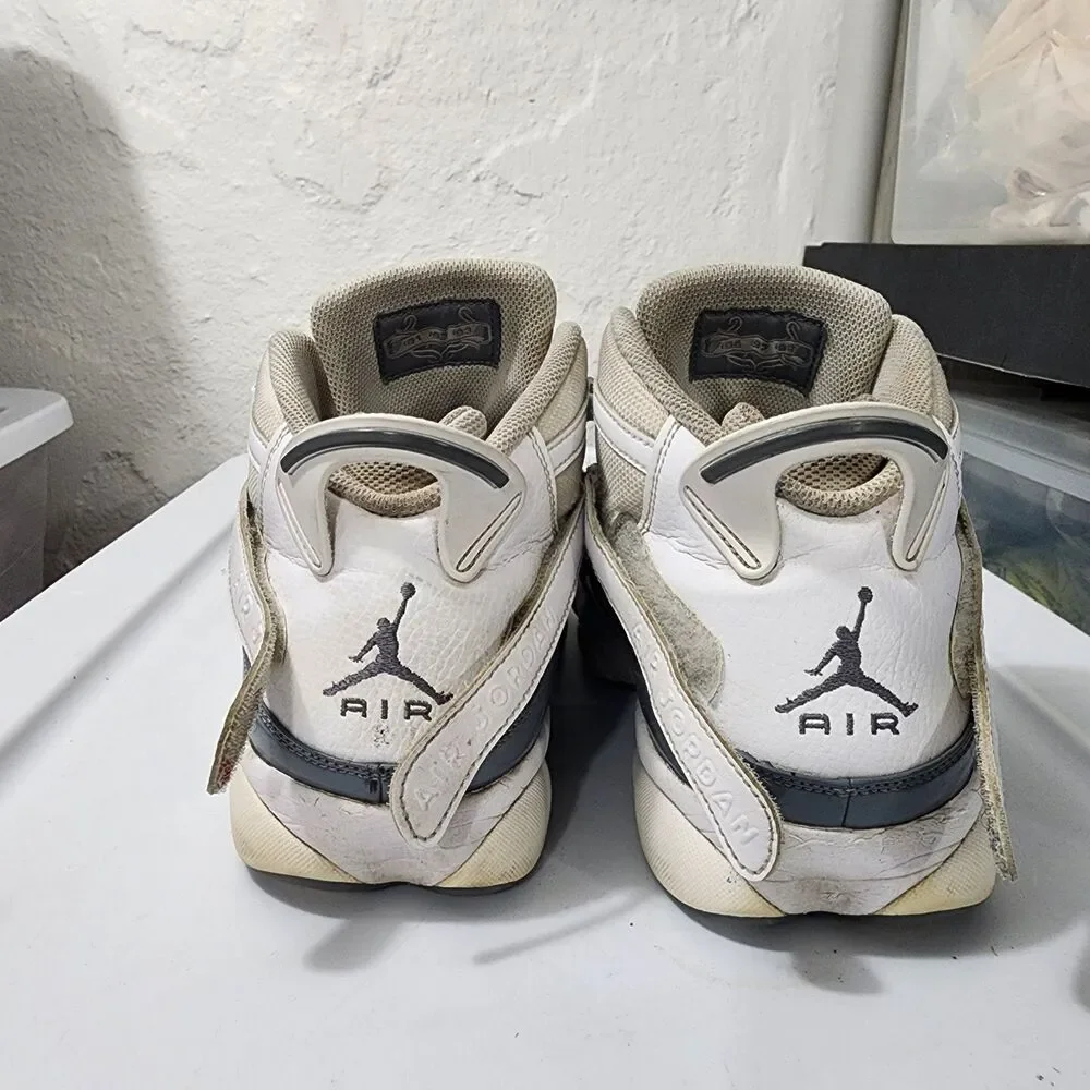 Nike Air Jordan 6 Rings White Cool Grey Men’s Size (13) 322992-014 As Is Flaws